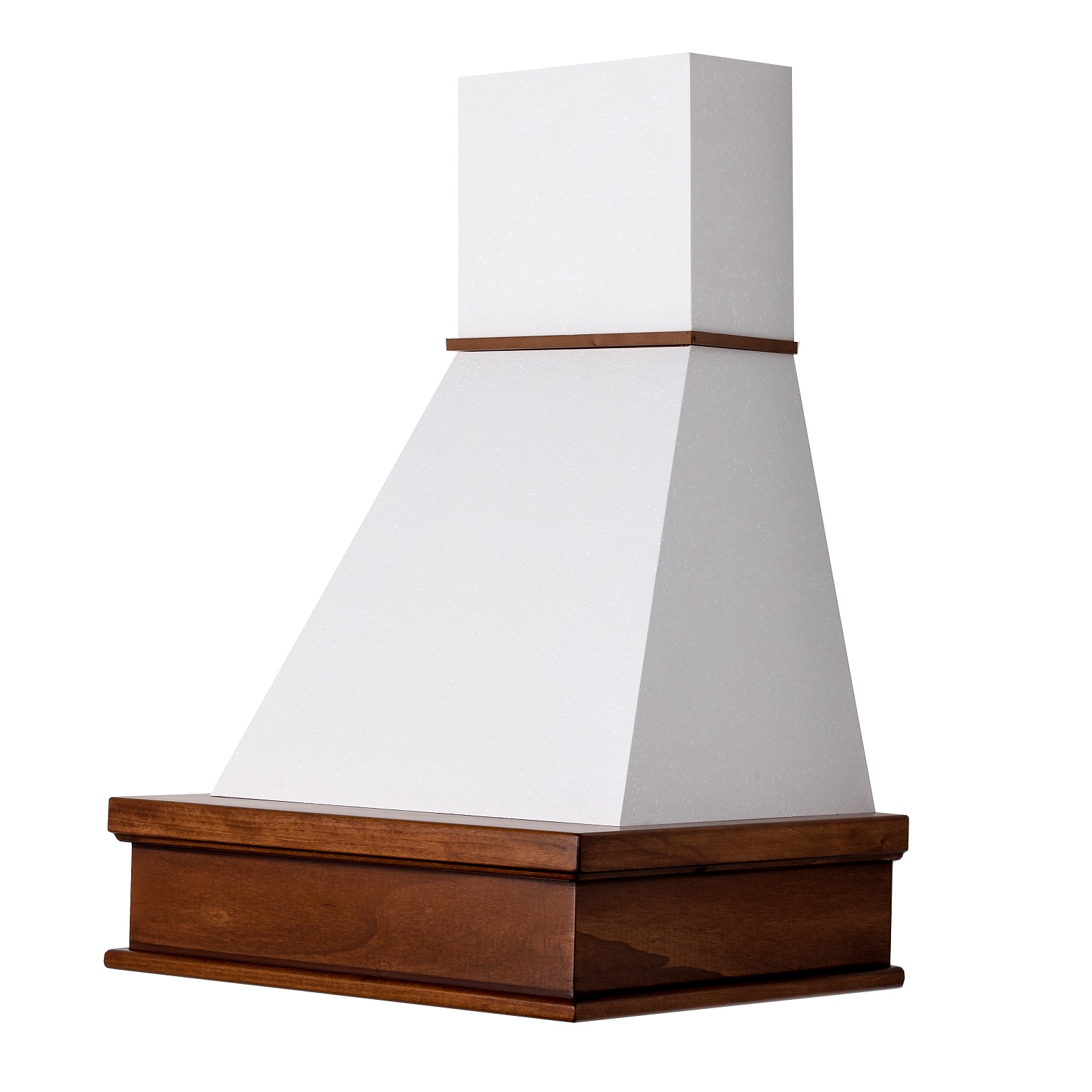 Cappa classica CLASS 60 piastrellabile rustica legno noce scuro motore C52